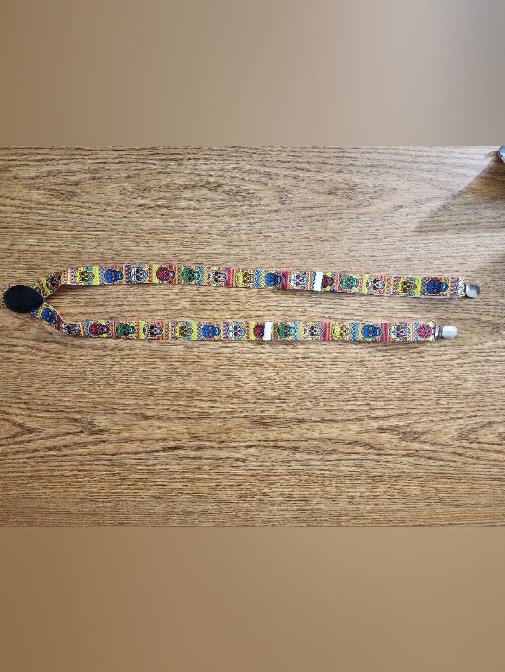 Multicolor Sugar Skull Glasses Chain - Vibrant Day of the Dead Design